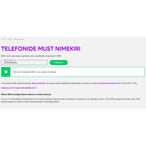 Kuidas kontrollida mobiiltelefoni?