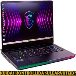 Kuidas kontrollida sülearvuteid?